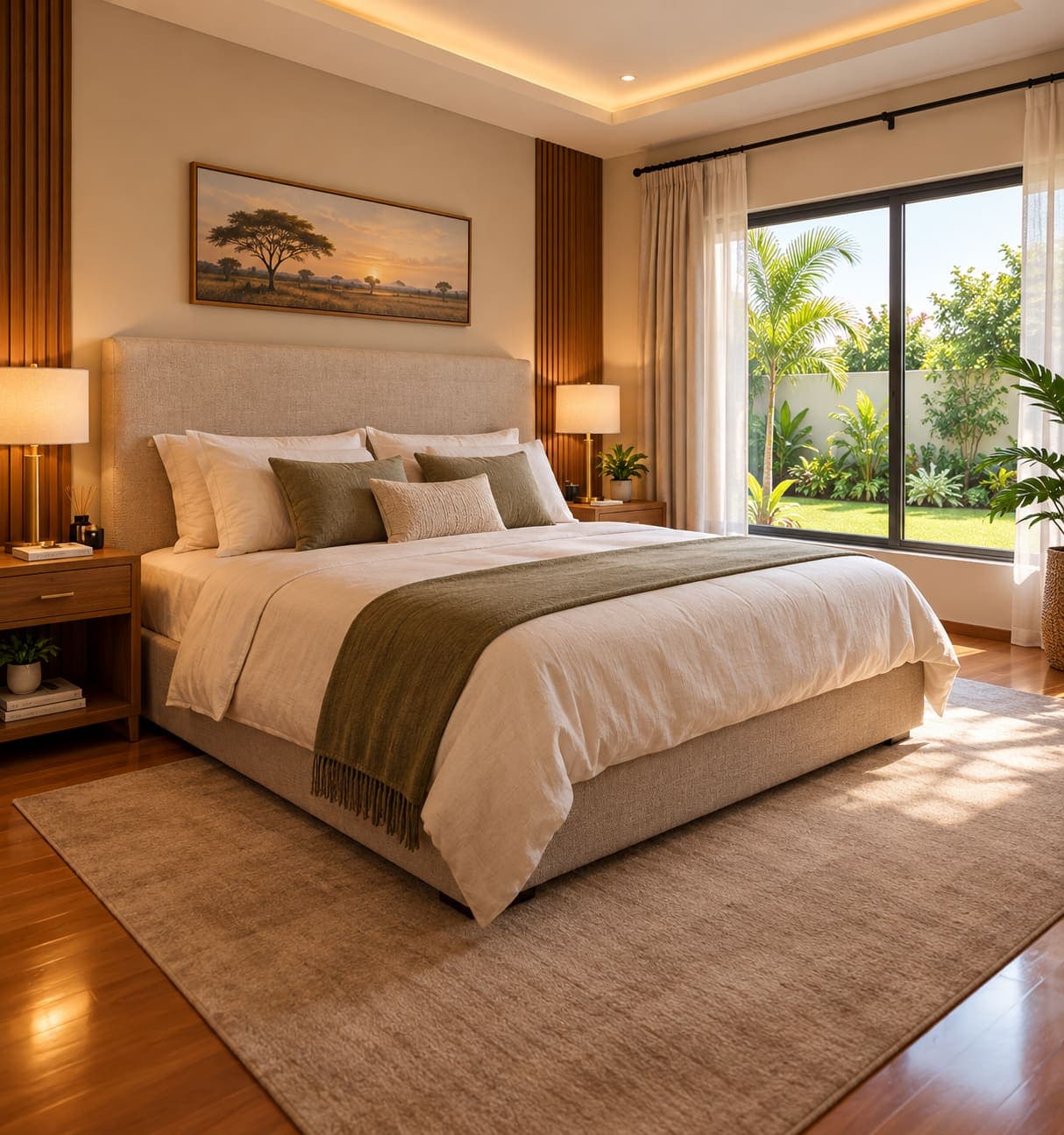 Chambre côté jardin